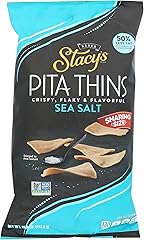 Stacys Snacks, Sea Salt Pita Thins, 15.6 Ounce