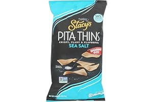 Stacys Snacks, Sea Salt Pita Thins, 15.6 Ounce