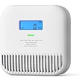 X-Sense Carbon Monoxide Detector, Built-in 10-Year Battery Powered, Portable Carbon Monoxide Detector for Home, Model XC0K-SN, 1-Pack