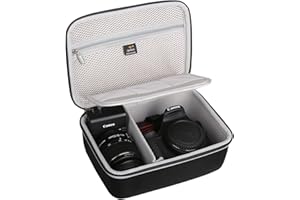 Aproca Hard Storage Travel Protective Case, for Canon EOS Rebel T7 DSLR Camera and Lens