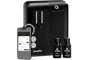AromaPlan 5 Star Collection Cold Air Scent Diffuser, Whole House (2 Scents Included)- Waterless Smart Aroma, Scent &Time Adjust., App Control, HVAC | Home, Commercial, Hotel | Large Room, 2,000 sq.ft