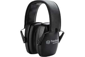 TacGuru SHOTMUFFS A Lite – Passive Shooting Ear Protection Earmuffs, NRR 25 dB, Gun Range Hearing Protection for Shooters