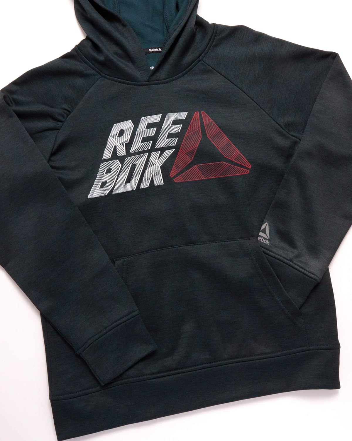 Reebok Boys' Sweatshirt - Fleece Pullover Fashion Hoodie Designs and Logos: Clothing