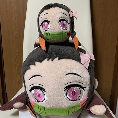 Amazon 鬼滅の刃竈門禰豆子かわいい凸凹ぬいぐるみコンビ ぬいぐるみ ホビー