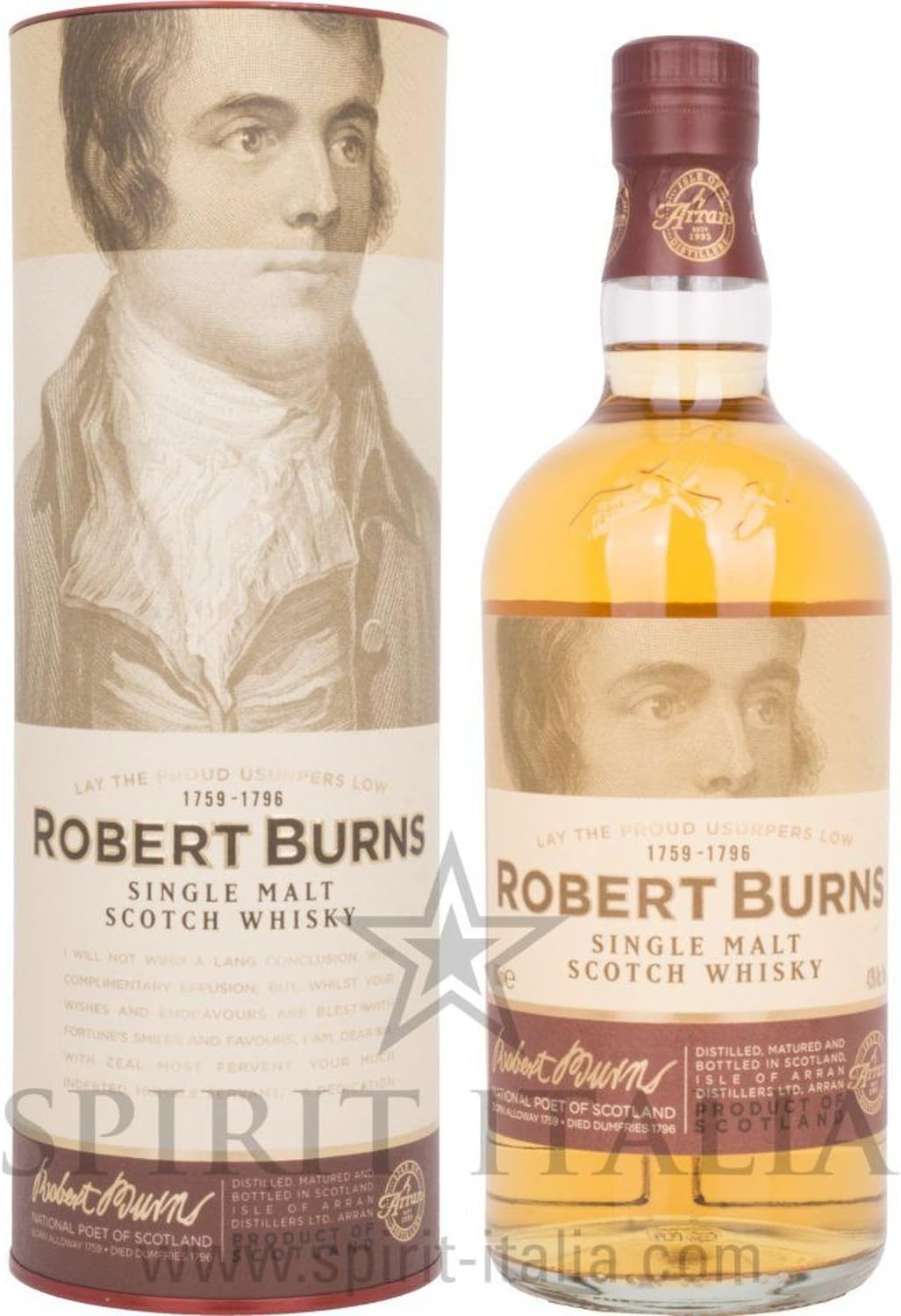 The Arran Robert Burns Single Malt GB 43,00% 0.7 l.