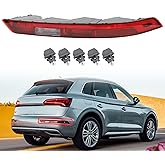 Dasbecan Rear Bumper Reflectors Light Stop Brake Tail Lights Compatible with Audi Q5 2017 2018 80A945070A (Right Passenger Side)