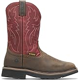 Wolverine Men's Rancher MET-Guard Industrial Shoe, BROWN/RED, EW 11.5, Extra Wide