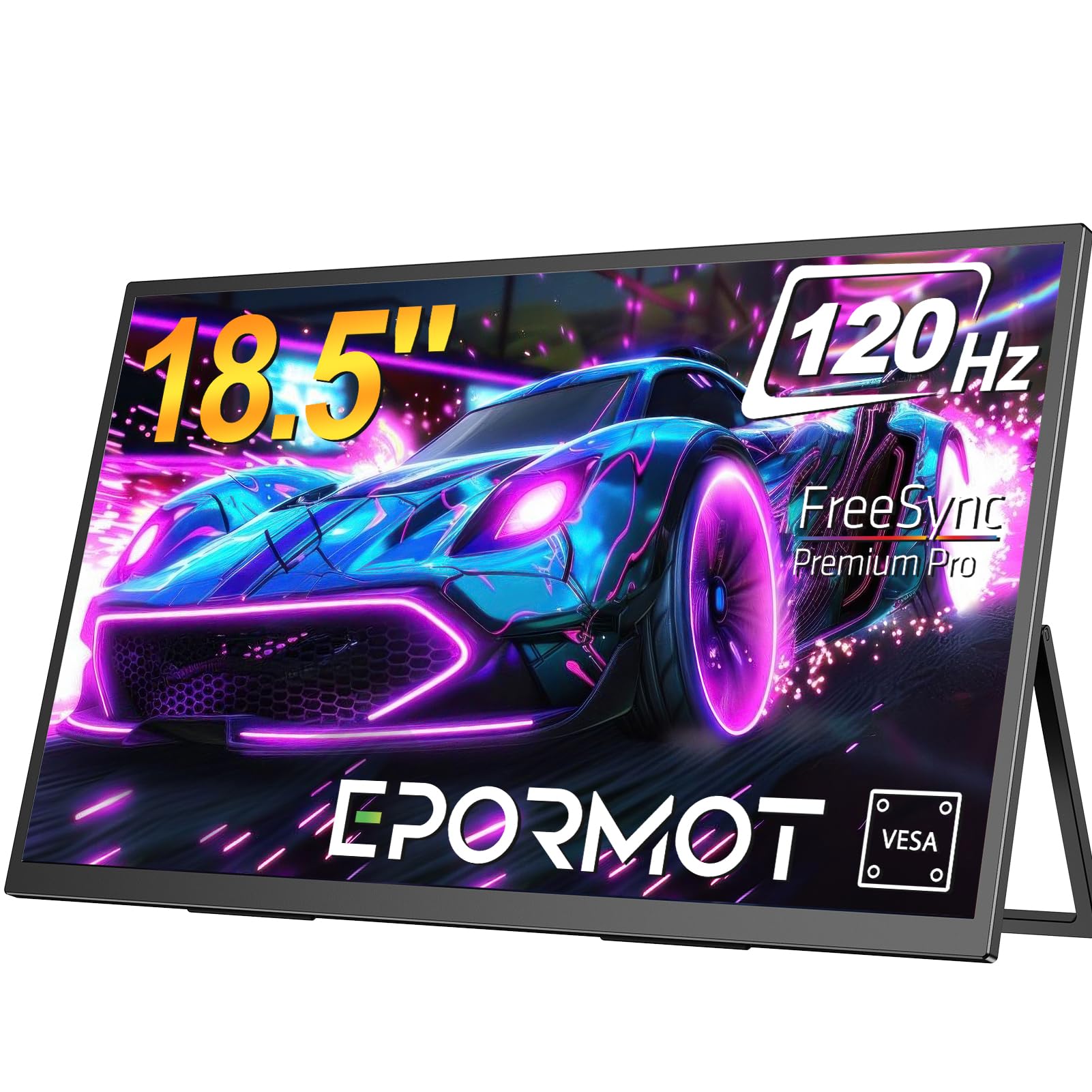 EPORMOT Portable Monitor 18.5 inch 120hz for