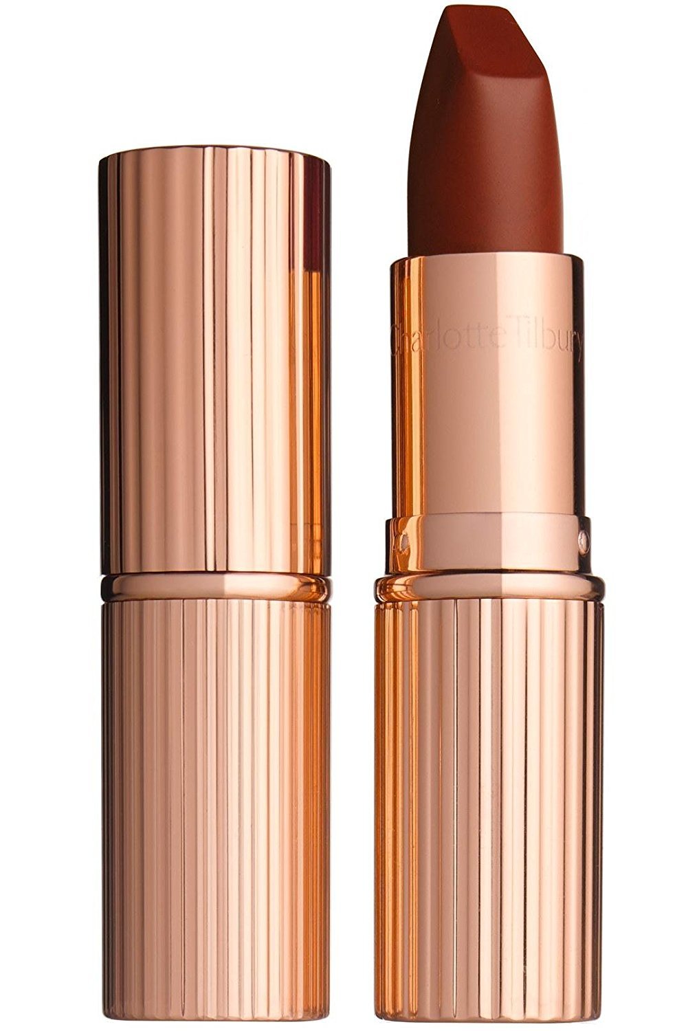 Charlotte Tilbury Matte Revolution Luminous Lipstick - Birkin Brown - Full Size