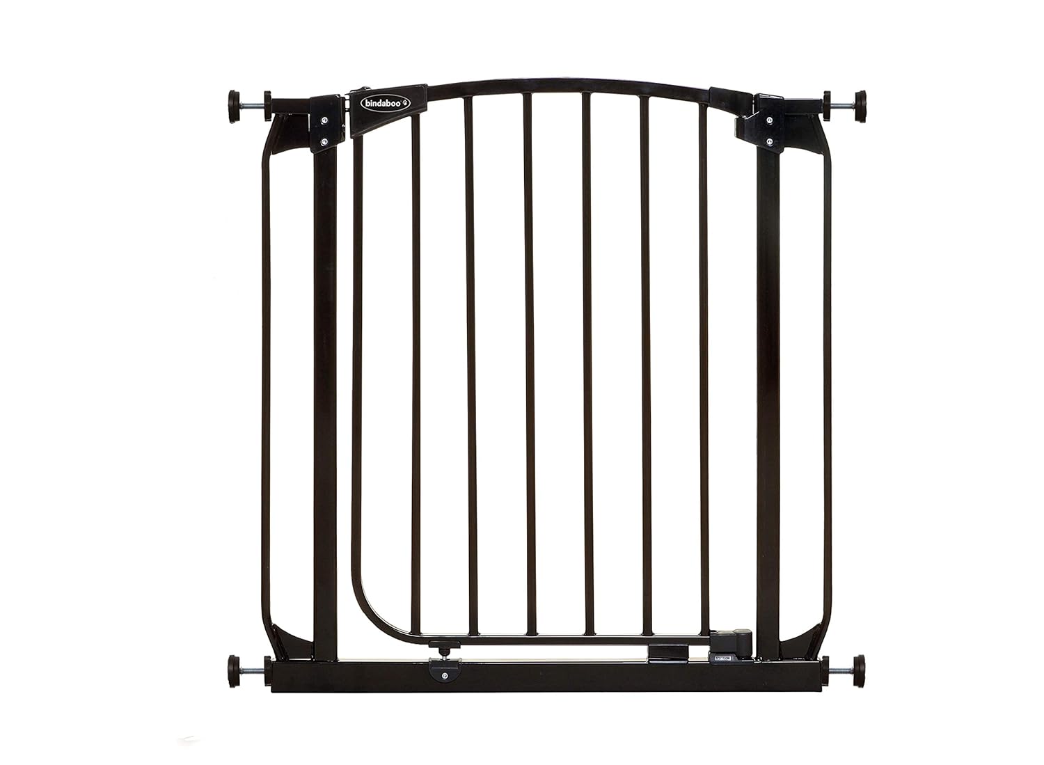 Bindaboo Zoe Pet/Dog Gate (Fits openings 71 to 80cm) Black Amazon.co