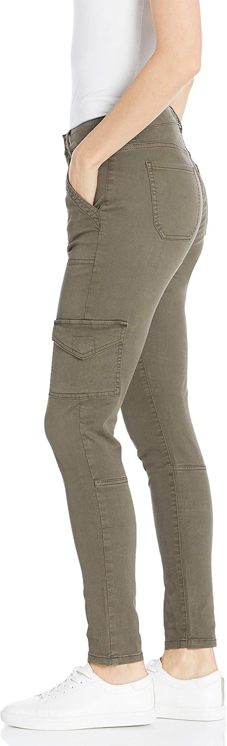  Brand - Daily Ritual Women's Stretch Twill High-Rise Skinny Cargo Pant: Clothing