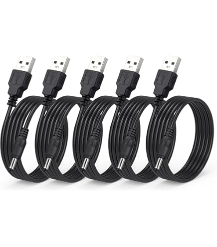 Amazon.com: RUITEXUN 1m/3.3ft USB 2.0 Type A Male to DC 5.5 x 2.1