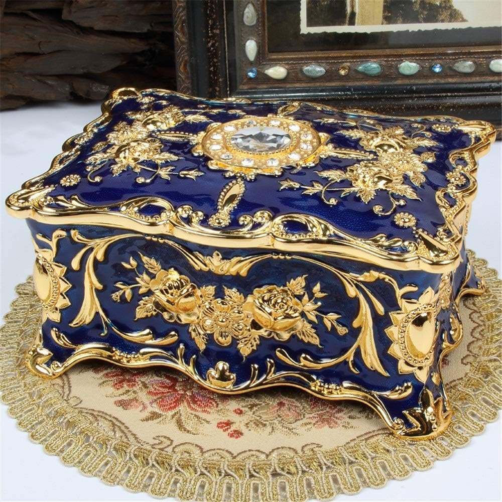 Trinket Box Metal European Style Creative Enamel Colored