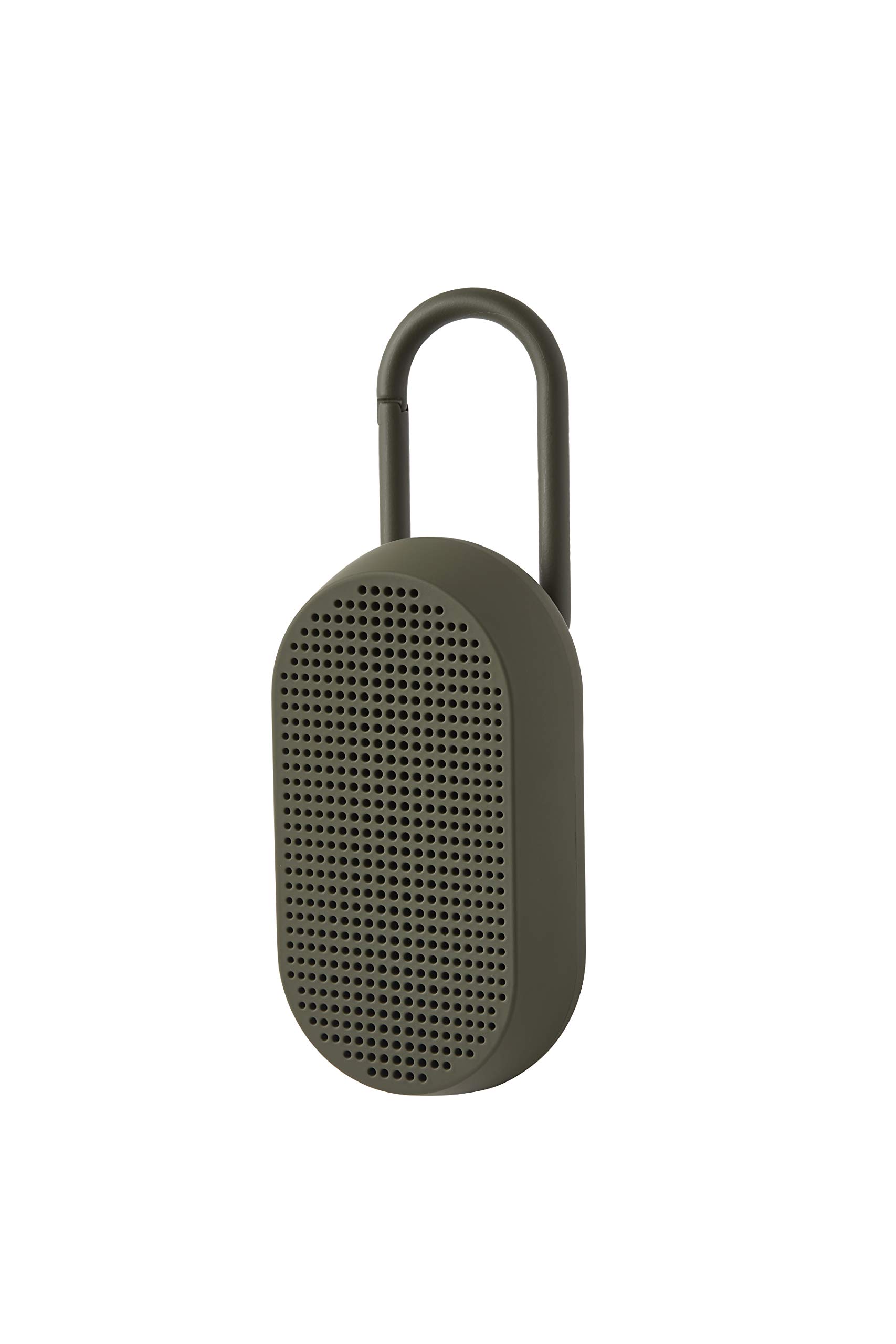 Lexon MINO T Portable Bluetooth Speaker for outdoor use, Water Resistant IPX4 and rechargeable - Khaki