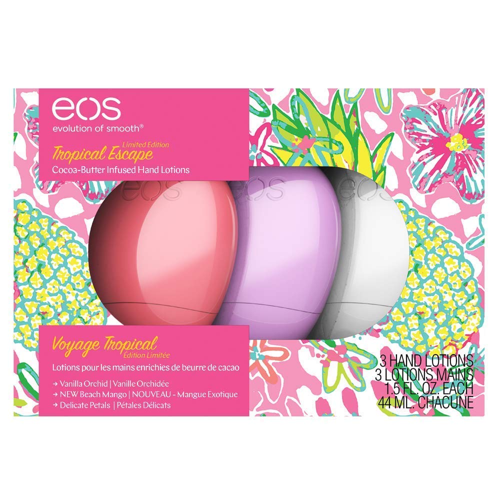 EOS Hand Lotion Tropical Escape Collection Limited Edition 3 Pack