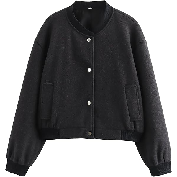 Amazon.com: Women's Casual Varsity Bomber Jacket 2024 Fall Fashion