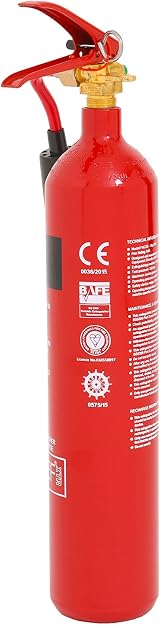 Firechief FXC2S CO2 Fire Extinguisher 2kg Red Steel XTR Fire Safety view 6