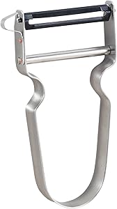Classic Swiss Peeler, Carbon Steel Blade, Stainless Steel Handle, Made in Switzerland