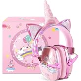 homicozy Kids Ear Protection,Noise Cancelling Sound Proof Headphones for Toddlers Children Teens,Sound Blocking Kids Hearing Protection Earmuffs for Concerts,Autism,Unicorn Gifts for Girls Age 1 Up