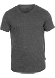 Solid Rigos T-Shirt A Maniche Corte Maglietta da Uomo con Girocollo in Cotone 100%, Taglia:M, Colore:Monument (2545 Solid Rigos T-Shirt A Maniche Corte Maglietta da Uomo con Girocollo in Cotone 100%, Taglia:M, Colore:Monument (2545