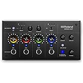 Roland BRIDGE CAST Dual Bus Gaming Mixer | Professional Audio Streaming Interface and Mixer for Online Gamers | 32-Bit Hardwa