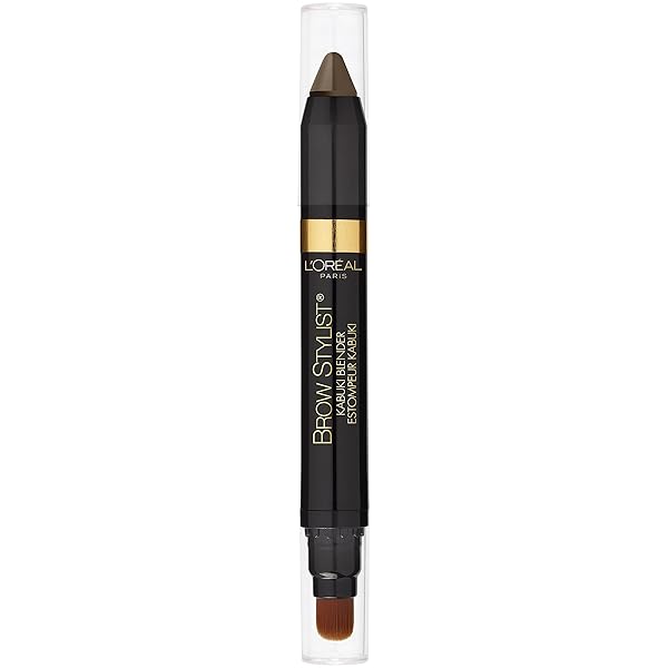 L’OREAL PARIS BROW STYLIST KABUKI BLENDER BROW CRAYON, BLONDE, 0.05 OZ.