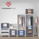 YearningHome 90L Storage Bags 6Pack Large Capacity with Zips view 5