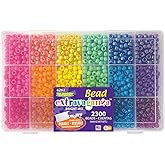 Beadery B6262 The Sparkles Pony Bead Box - approximately 2300 beads