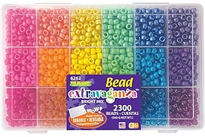 THE BEADERY Beadery B6262 The Sparkles Pony Bead Box - approximately 2300 beads