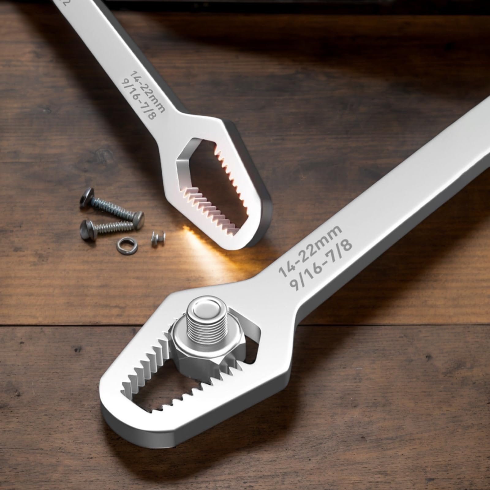 Photo 1 of Multifunctional Adjustable Wrench Tool Set for Auto Repair & DIY – Self-Adjusting Wrench with Dual Ended Design