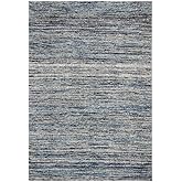 SAFAVIEH Galaxy Collection Area Rug - 9' x 12', Blue & Grey, Modern Design, Non-Shedding & Easy Care, Ideal for High Traffic 