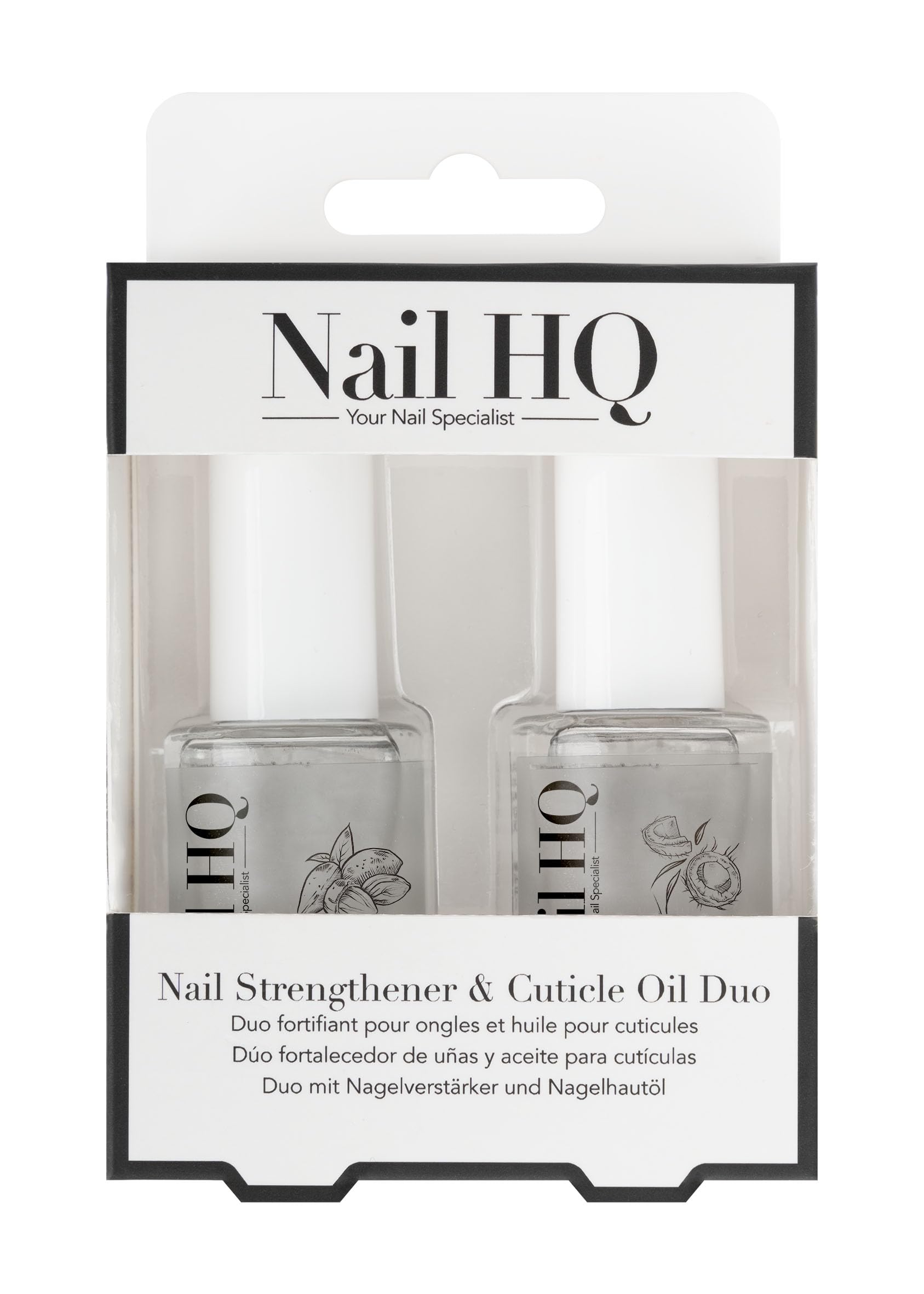 Nail HQ Strengthener & Cuticle Oil Duo
