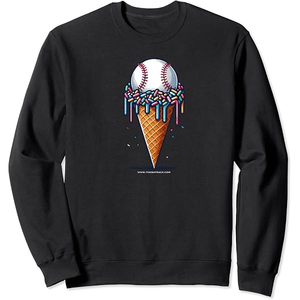 ice cream dress baseball Amazon.com: Baseball Drip Ice Cream Cone with Sprinkles Pullover Hoodie :  Clothing, Shoes & Jewelry
