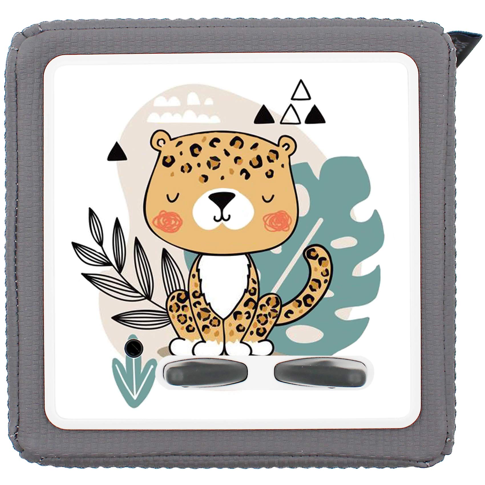 yabaduu Protective Film Cover for Toniebox Perfect Fit Self-Adhesive Child-Friendly Film Accessories for Children Toys (Y031-47 Leopard, Without Name of Choice)