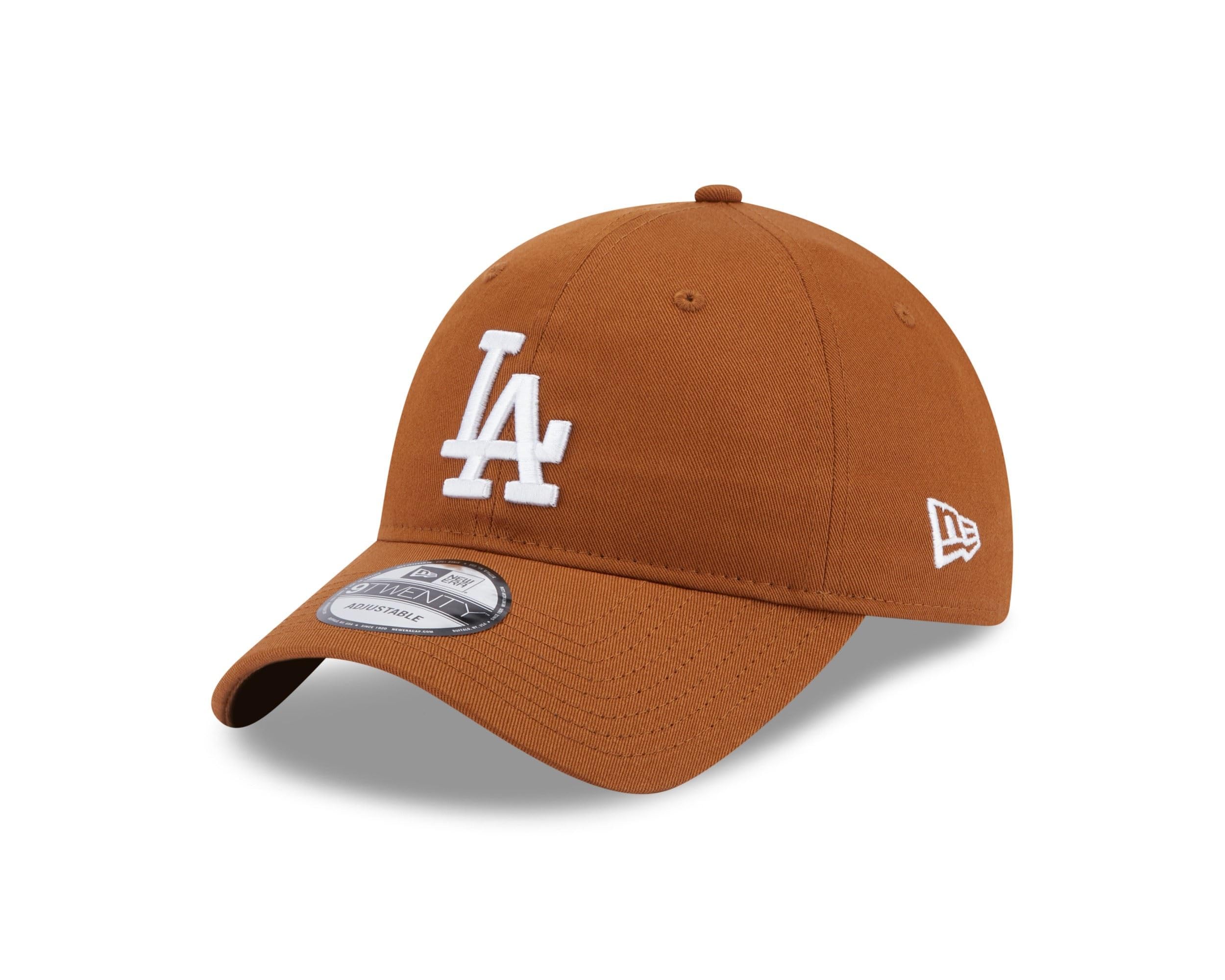 New Era Los Angeles Dodgers MLB League Essential Brown 9Twenty Unstructured Strapback Cap - One-Size