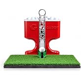 Gravity Caddy: Fully Automatic Premium Golf Ball Dispenser to Practice Indoor &amp; Outdoor - Non-Electric Tee Up Machine - Golf Accessories for Men - No Pedals, No Batteries Required - Compatible