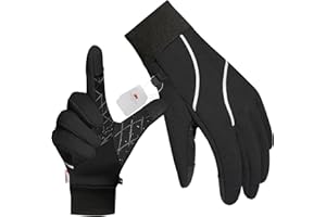 Origem Kids Gloves Winter with 3M Thinsulate Insulation, Waterproof Windproof Thermal Touchscreen Anti-Slip Cycling Gloves for Running Skiing Snow Sports, Boys Girls Aged 4-12 Years