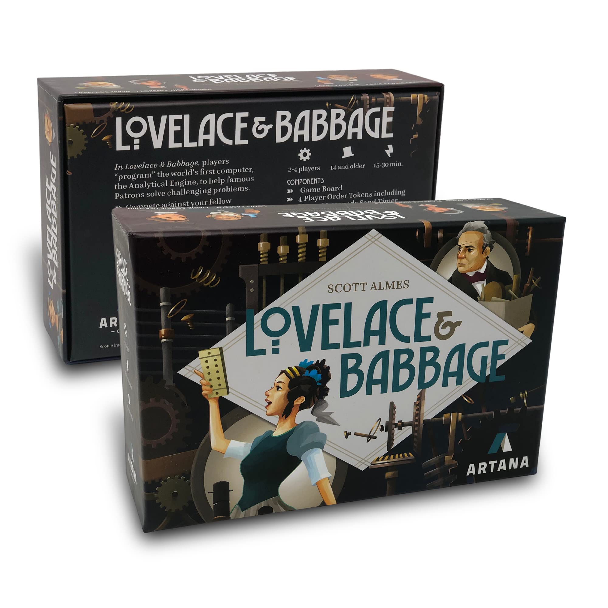 Genius Games Lovelace and Babbage Educational Strategy Card Game for Maths and Computer Programming Learning