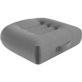 Adult Booster Seat Cushion, Car Seat Cushions for Short People/thick Office Chair Booster Seat Increase Field of View, for Trucks, Car, Office Chair, Home, Wheelchair,angle Lift Seat Cushion (grey)