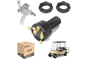 9.99WORLD MALL Golf Cart Ignition Switch with Keys for Club Car DS 1996-up, OEM# 1018263-01