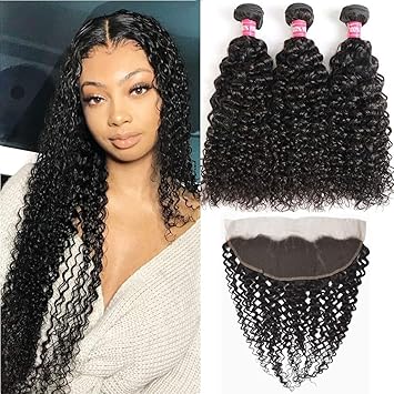 Amazon Com Brazilian Virgin Kinky Curly Human Hair 3 Bundles