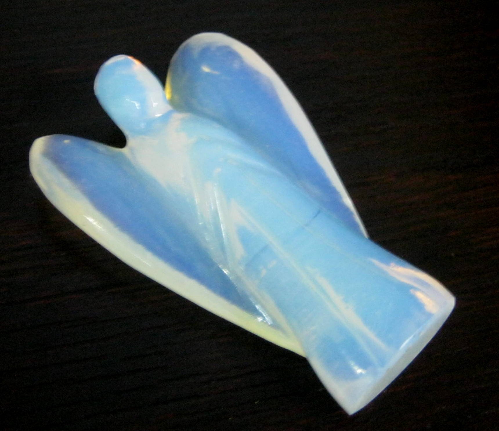 1.9 INCHES OPALITE Guardian Fairy Angel Crystal Healing Gift Positive Energy Meditation Peace Reiki FENG Shui Wellness