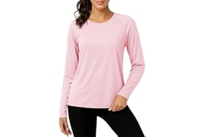 TACVASEN Womens Long Sleeve Rash Guard UPF 50+ UV Sun Shirts Quick Dry Swim Shirt Hiking Tops