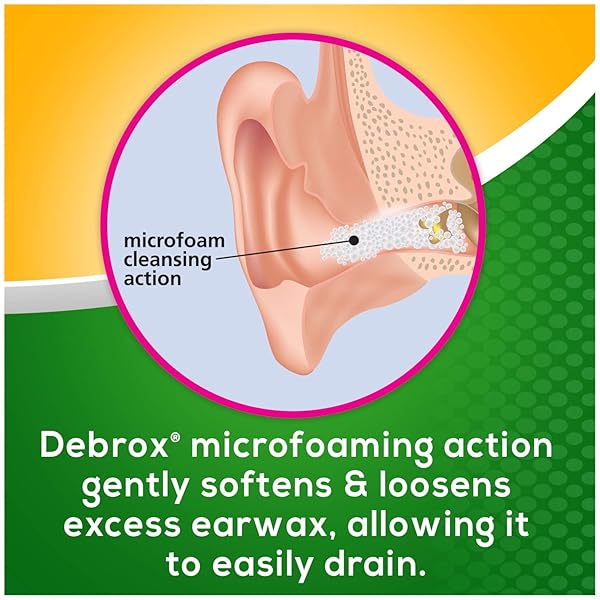 DEBROX EARWAX REMOVAL DROPS WITH GENTLE MICROFOAM CLEANSING ACTION, 0.5 FL OZ