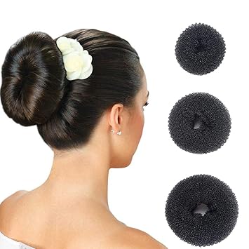 Buy Wizme Set Of 3 Pcs Hair Puff Volumizer Bun Donut Puff Maker 25
