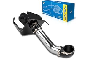 PHILTOP 3.5" Cold Air Intake Kit System + Heat Shield Compatible with Chevy Silverado 1500/Tahoe/Suburban 1500/Avalanche, GMC