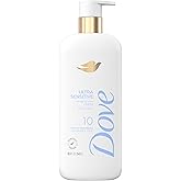 Dove Fragrance Free Body Wash Ultra Sensitive Gentle all-over cleanse 10 essential ingredients 18.5 oz