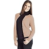 Cashmere Boutique 100% Pure Cashmere Women Cardigan Sweater - Round Neck, Long Sleeve, Button Down, Soft and Warm Sweater