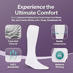 BraceAbility Walking Boot Sock Liners