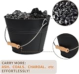 BRIAN & DANY Ash Bucket Set 5L with Lid Shovel & Hand Broom view 5